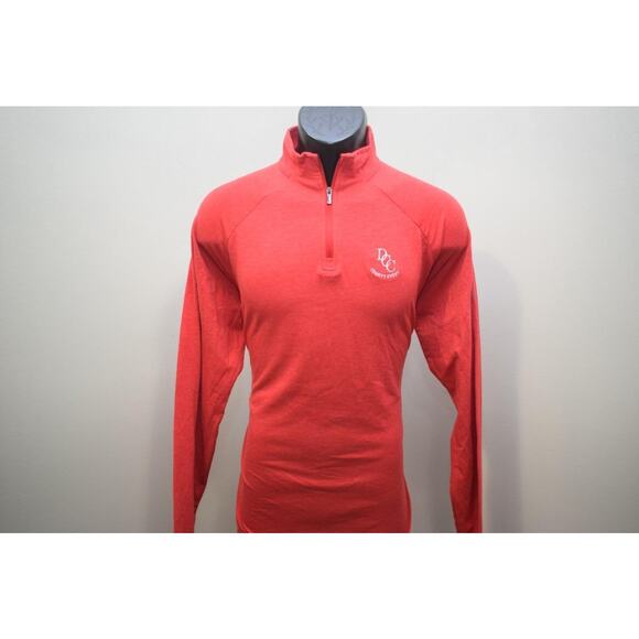 Under Armour Zip Neck Golf Jacket HeatGear Loose Charged Cotton Mens Size Large - Picture 2 of 10